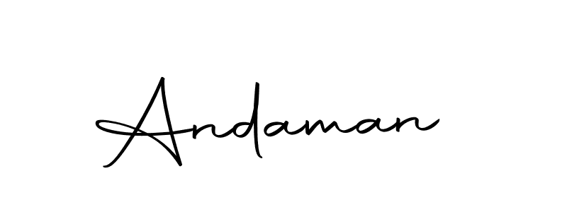 Design your own signature with our free online signature maker. With this signature software, you can create a handwritten (Autography-DOLnW) signature for name Andaman . Andaman  signature style 10 images and pictures png