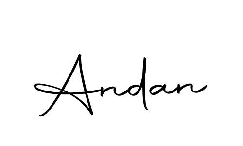 Create a beautiful signature design for name Andan. With this signature (Autography-DOLnW) fonts, you can make a handwritten signature for free. Andan signature style 10 images and pictures png