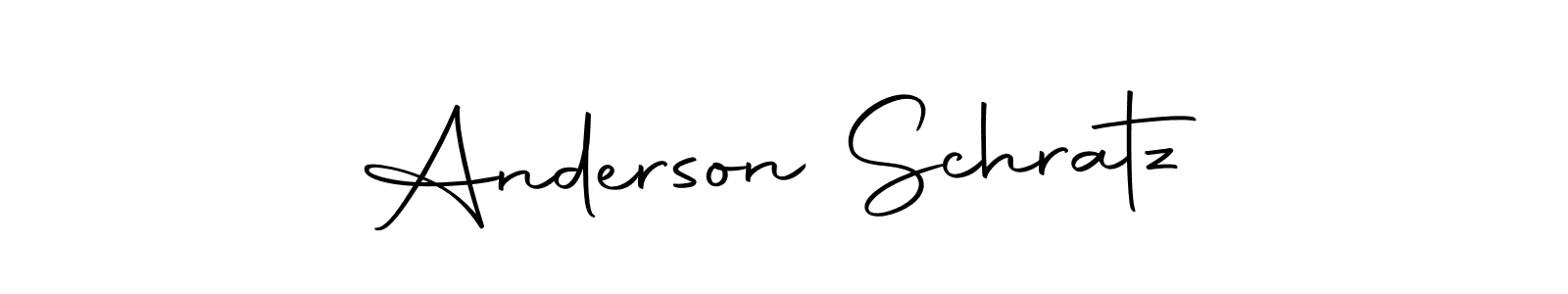 Make a short Anderson Schratz signature style. Manage your documents anywhere anytime using Autography-DOLnW. Create and add eSignatures, submit forms, share and send files easily. Anderson Schratz signature style 10 images and pictures png