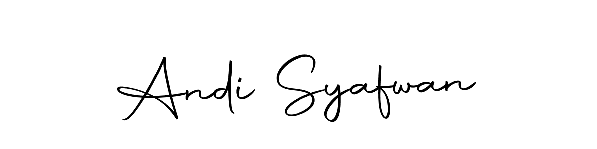 Use a signature maker to create a handwritten signature online. With this signature software, you can design (Autography-DOLnW) your own signature for name Andi Syafwan. Andi Syafwan signature style 10 images and pictures png