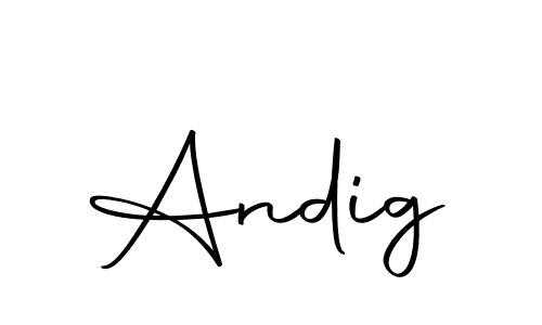 Make a beautiful signature design for name Andig. With this signature (Autography-DOLnW) style, you can create a handwritten signature for free. Andig signature style 10 images and pictures png