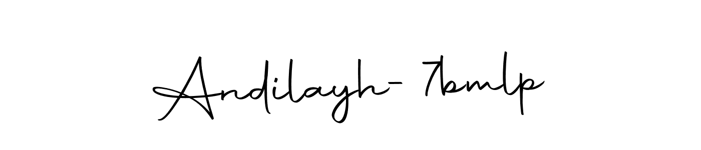 The best way (Autography-DOLnW) to make a short signature is to pick only two or three words in your name. The name Andilayh-7bmlp include a total of six letters. For converting this name. Andilayh-7bmlp signature style 10 images and pictures png