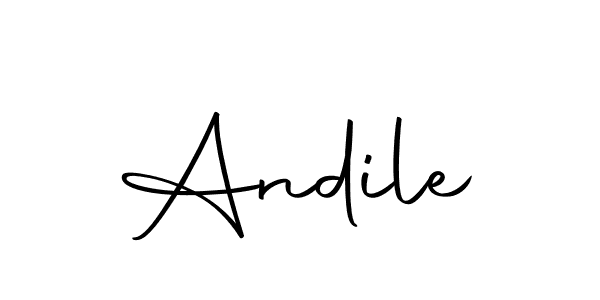 Autography-DOLnW is a professional signature style that is perfect for those who want to add a touch of class to their signature. It is also a great choice for those who want to make their signature more unique. Get Andile name to fancy signature for free. Andile signature style 10 images and pictures png
