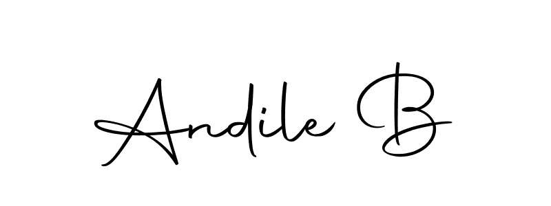 Here are the top 10 professional signature styles for the name Andile B. These are the best autograph styles you can use for your name. Andile B signature style 10 images and pictures png