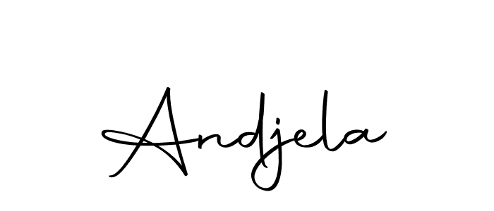 Once you've used our free online signature maker to create your best signature Autography-DOLnW style, it's time to enjoy all of the benefits that Andjela name signing documents. Andjela signature style 10 images and pictures png