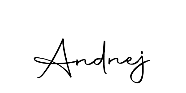 Use a signature maker to create a handwritten signature online. With this signature software, you can design (Autography-DOLnW) your own signature for name Andnej. Andnej signature style 10 images and pictures png
