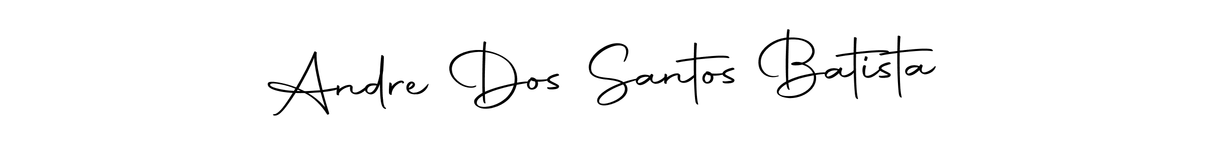 How to make Andre Dos Santos Batista name signature. Use Autography-DOLnW style for creating short signs online. This is the latest handwritten sign. Andre Dos Santos Batista signature style 10 images and pictures png