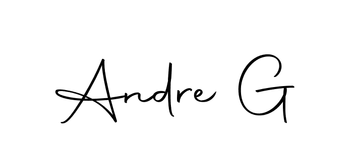 How to make Andre G signature? Autography-DOLnW is a professional autograph style. Create handwritten signature for Andre G name. Andre G signature style 10 images and pictures png