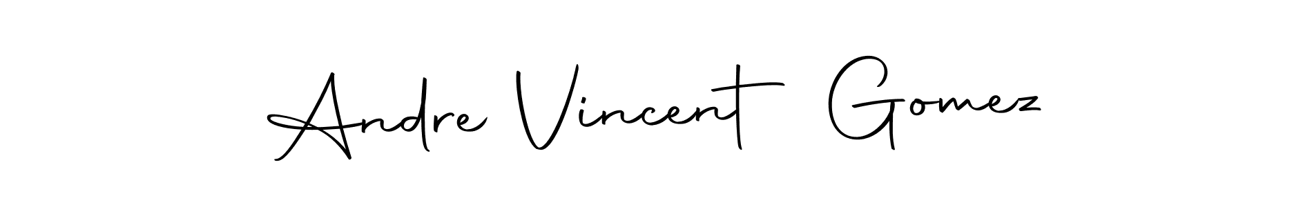 Similarly Autography-DOLnW is the best handwritten signature design. Signature creator online .You can use it as an online autograph creator for name Andre Vincent Gomez. Andre Vincent Gomez signature style 10 images and pictures png