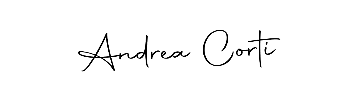 Create a beautiful signature design for name Andrea Corti. With this signature (Autography-DOLnW) fonts, you can make a handwritten signature for free. Andrea Corti signature style 10 images and pictures png