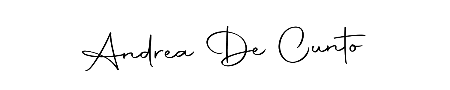 Autography-DOLnW is a professional signature style that is perfect for those who want to add a touch of class to their signature. It is also a great choice for those who want to make their signature more unique. Get Andrea De Cunto name to fancy signature for free. Andrea De Cunto signature style 10 images and pictures png