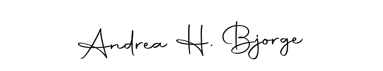 Check out images of Autograph of Andrea H. Bjorge name. Actor Andrea H. Bjorge Signature Style. Autography-DOLnW is a professional sign style online. Andrea H. Bjorge signature style 10 images and pictures png