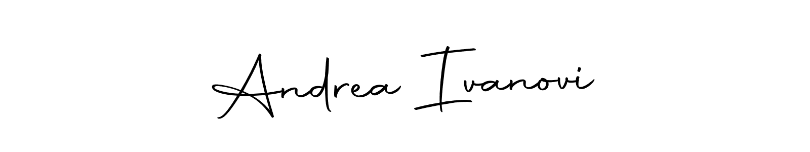 Make a beautiful signature design for name Andrea Ivanović. Use this online signature maker to create a handwritten signature for free. Andrea Ivanović signature style 10 images and pictures png