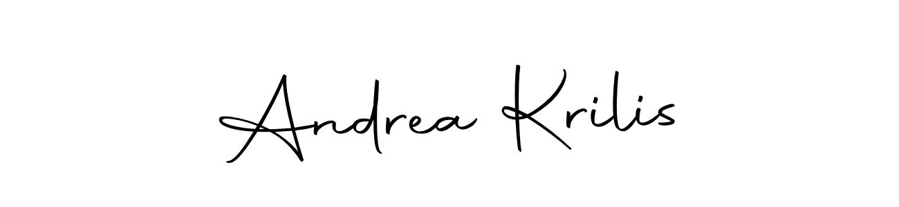 This is the best signature style for the Andrea Krilis name. Also you like these signature font (Autography-DOLnW). Mix name signature. Andrea Krilis signature style 10 images and pictures png