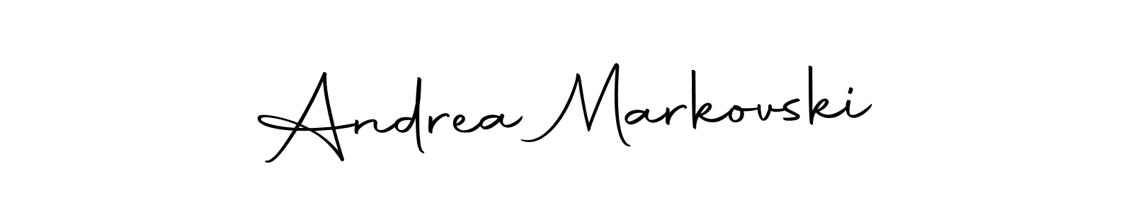 Autography-DOLnW is a professional signature style that is perfect for those who want to add a touch of class to their signature. It is also a great choice for those who want to make their signature more unique. Get Andrea Markovski name to fancy signature for free. Andrea Markovski signature style 10 images and pictures png