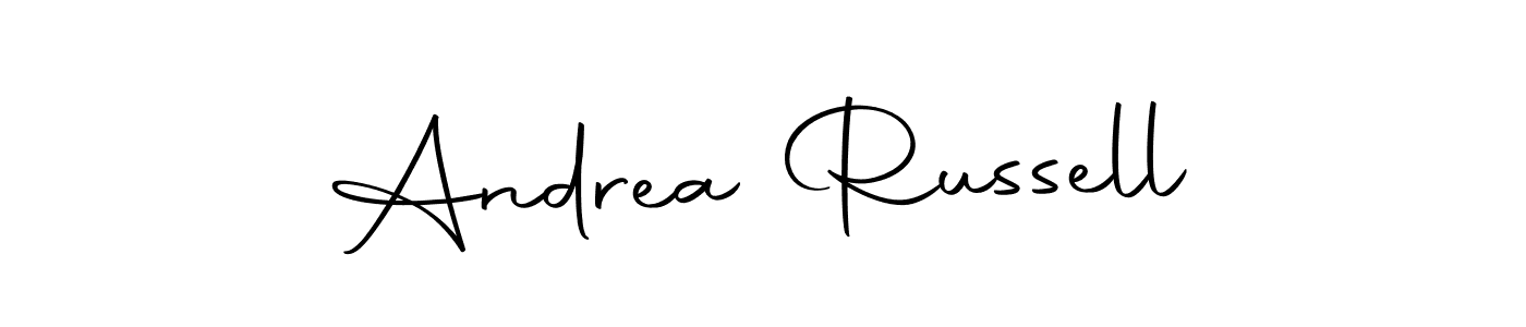 Here are the top 10 professional signature styles for the name Andrea Russell. These are the best autograph styles you can use for your name. Andrea Russell signature style 10 images and pictures png