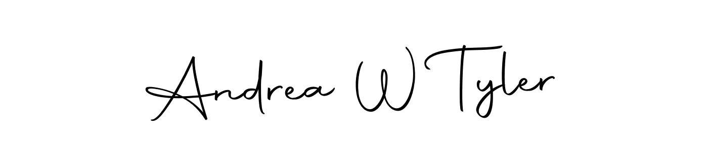 if you are searching for the best signature style for your name Andrea W Tyler. so please give up your signature search. here we have designed multiple signature styles  using Autography-DOLnW. Andrea W Tyler signature style 10 images and pictures png