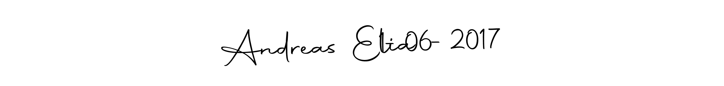 Make a beautiful signature design for name Andreas Elia    1-06-2017. With this signature (Autography-DOLnW) style, you can create a handwritten signature for free. Andreas Elia    1-06-2017 signature style 10 images and pictures png