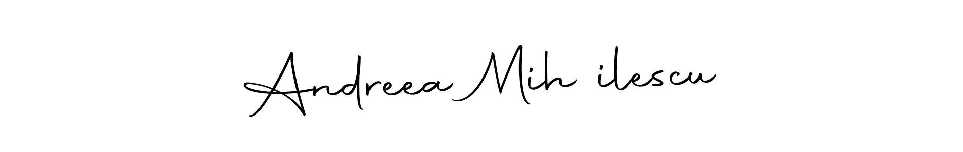 Make a beautiful signature design for name Andreea MihĂilescu. With this signature (Autography-DOLnW) style, you can create a handwritten signature for free. Andreea MihĂilescu signature style 10 images and pictures png