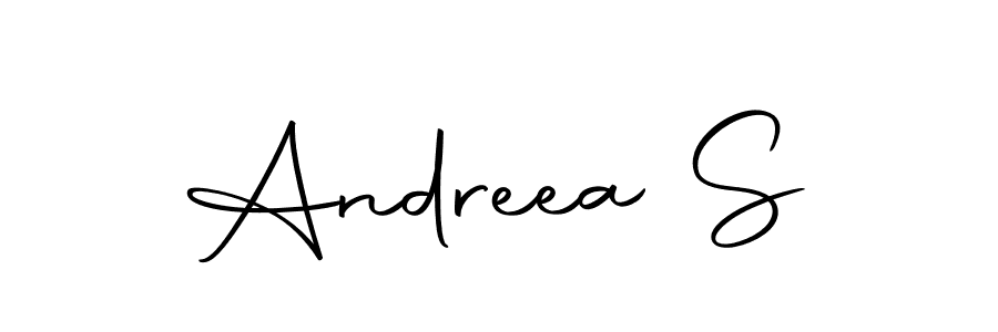 Andreea S stylish signature style. Best Handwritten Sign (Autography-DOLnW) for my name. Handwritten Signature Collection Ideas for my name Andreea S. Andreea S signature style 10 images and pictures png