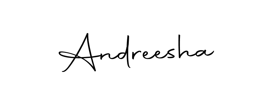 How to make Andreesha signature? Autography-DOLnW is a professional autograph style. Create handwritten signature for Andreesha name. Andreesha signature style 10 images and pictures png