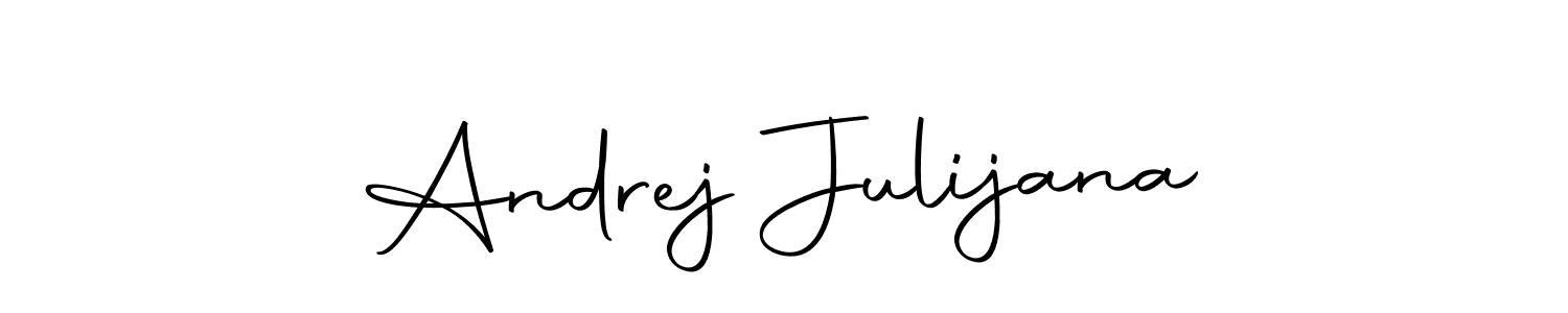 Here are the top 10 professional signature styles for the name Andrej Julijana. These are the best autograph styles you can use for your name. Andrej Julijana signature style 10 images and pictures png