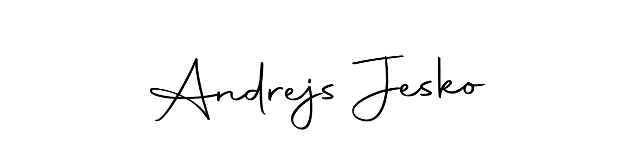 You can use this online signature creator to create a handwritten signature for the name Andrejs Jesko. This is the best online autograph maker. Andrejs Jesko signature style 10 images and pictures png