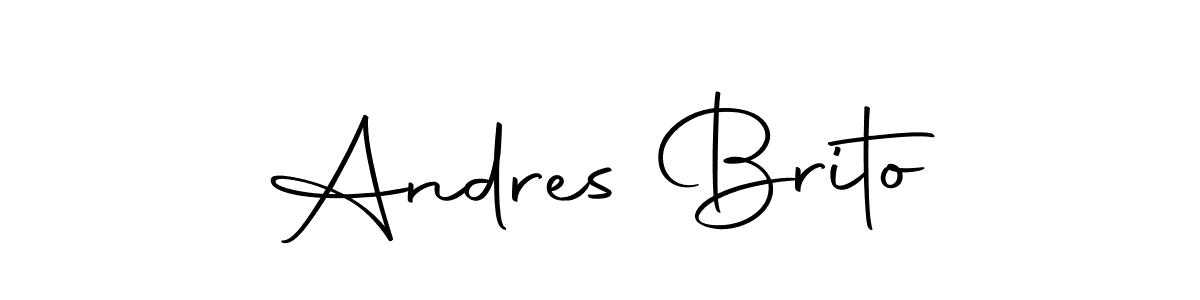 Make a beautiful signature design for name Andres Brito. Use this online signature maker to create a handwritten signature for free. Andres Brito signature style 10 images and pictures png
