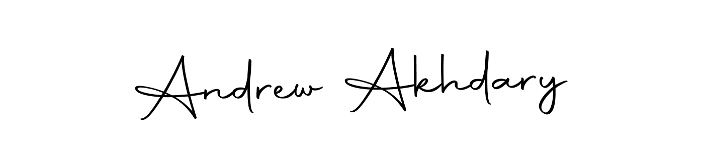 Use a signature maker to create a handwritten signature online. With this signature software, you can design (Autography-DOLnW) your own signature for name Andrew Akhdary. Andrew Akhdary signature style 10 images and pictures png