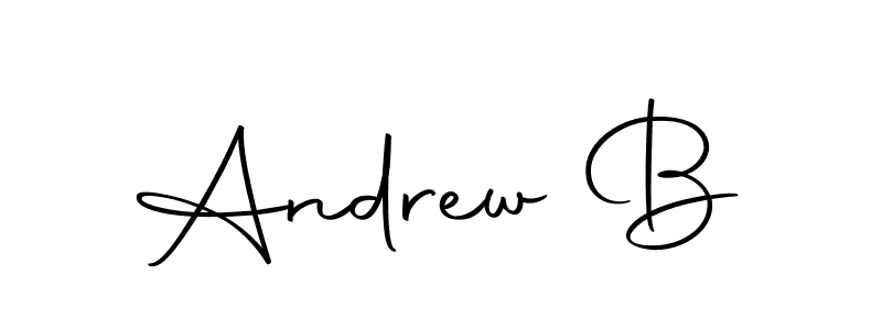 Andrew B stylish signature style. Best Handwritten Sign (Autography-DOLnW) for my name. Handwritten Signature Collection Ideas for my name Andrew B. Andrew B signature style 10 images and pictures png