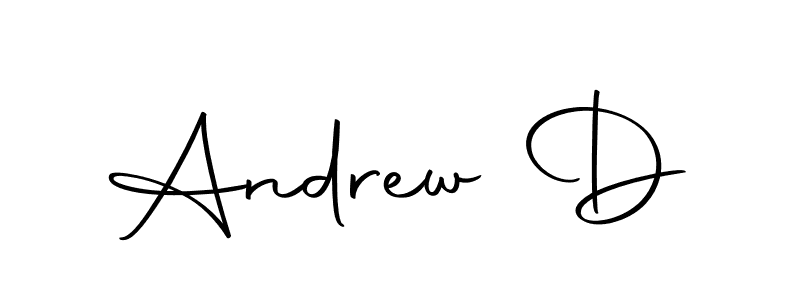 Make a beautiful signature design for name Andrew D. Use this online signature maker to create a handwritten signature for free. Andrew D signature style 10 images and pictures png