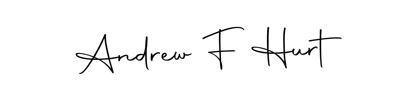 You should practise on your own different ways (Autography-DOLnW) to write your name (Andrew F Hurt) in signature. don't let someone else do it for you. Andrew F Hurt signature style 10 images and pictures png