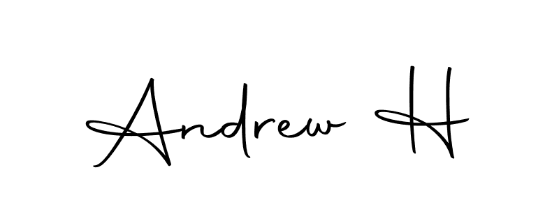 You can use this online signature creator to create a handwritten signature for the name Andrew H. This is the best online autograph maker. Andrew H signature style 10 images and pictures png