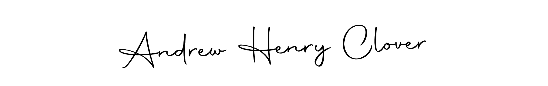 Make a beautiful signature design for name Andrew Henry Clover. With this signature (Autography-DOLnW) style, you can create a handwritten signature for free. Andrew Henry Clover signature style 10 images and pictures png