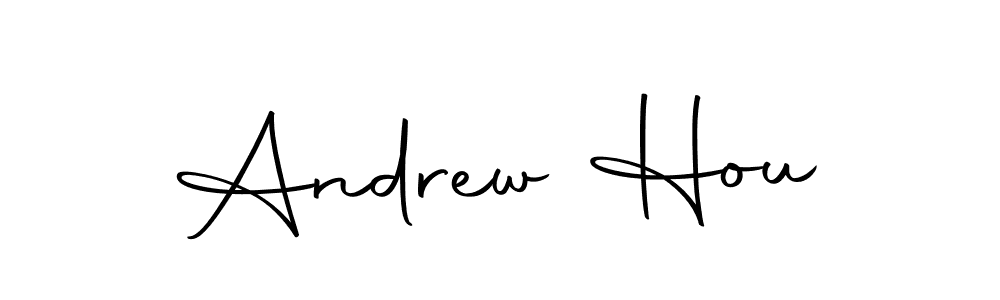 Create a beautiful signature design for name Andrew Hou. With this signature (Autography-DOLnW) fonts, you can make a handwritten signature for free. Andrew Hou signature style 10 images and pictures png