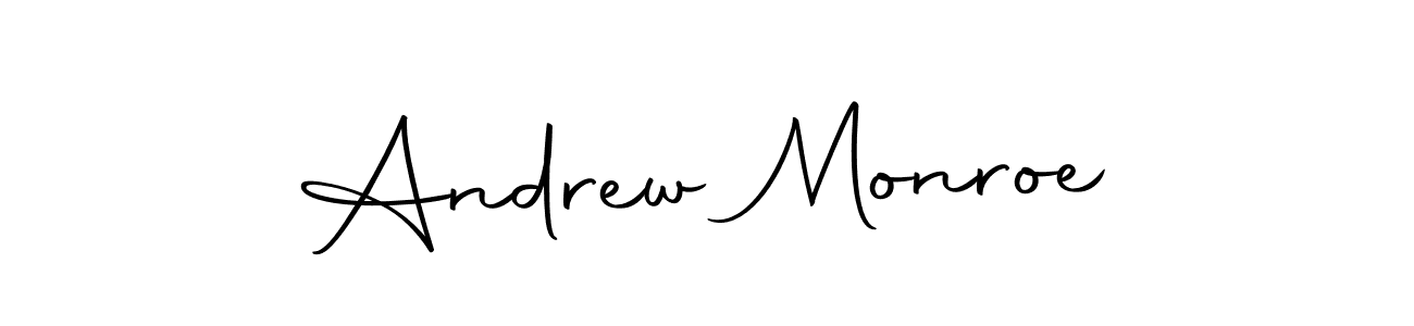 Use a signature maker to create a handwritten signature online. With this signature software, you can design (Autography-DOLnW) your own signature for name Andrew Monroe. Andrew Monroe signature style 10 images and pictures png