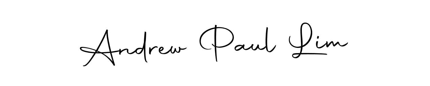 Andrew Paul Lim stylish signature style. Best Handwritten Sign (Autography-DOLnW) for my name. Handwritten Signature Collection Ideas for my name Andrew Paul Lim. Andrew Paul Lim signature style 10 images and pictures png