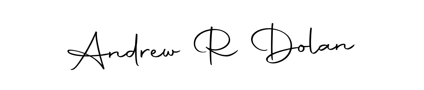 Andrew R Dolan stylish signature style. Best Handwritten Sign (Autography-DOLnW) for my name. Handwritten Signature Collection Ideas for my name Andrew R Dolan. Andrew R Dolan signature style 10 images and pictures png