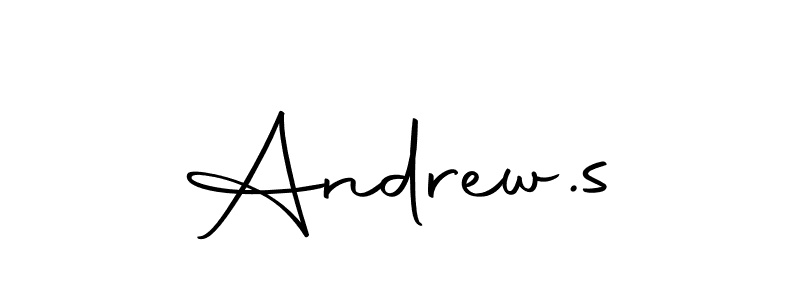 Make a beautiful signature design for name Andrew.s. Use this online signature maker to create a handwritten signature for free. Andrew.s signature style 10 images and pictures png