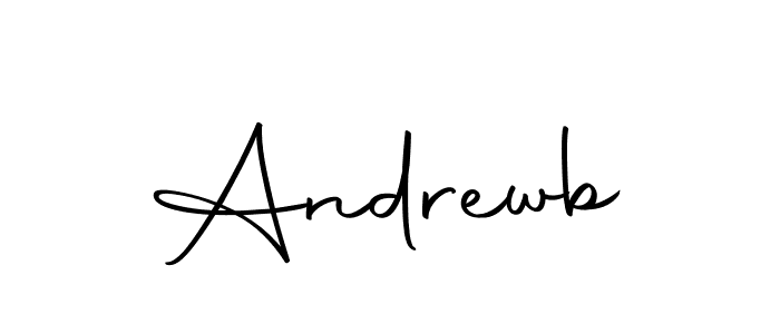 You can use this online signature creator to create a handwritten signature for the name Andrewb. This is the best online autograph maker. Andrewb signature style 10 images and pictures png