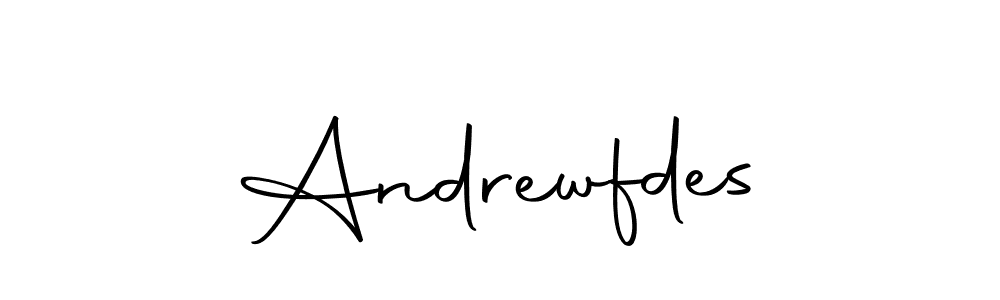 You can use this online signature creator to create a handwritten signature for the name Andrewfdes. This is the best online autograph maker. Andrewfdes signature style 10 images and pictures png