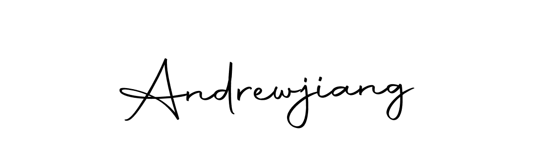Create a beautiful signature design for name Andrewjiang. With this signature (Autography-DOLnW) fonts, you can make a handwritten signature for free. Andrewjiang signature style 10 images and pictures png