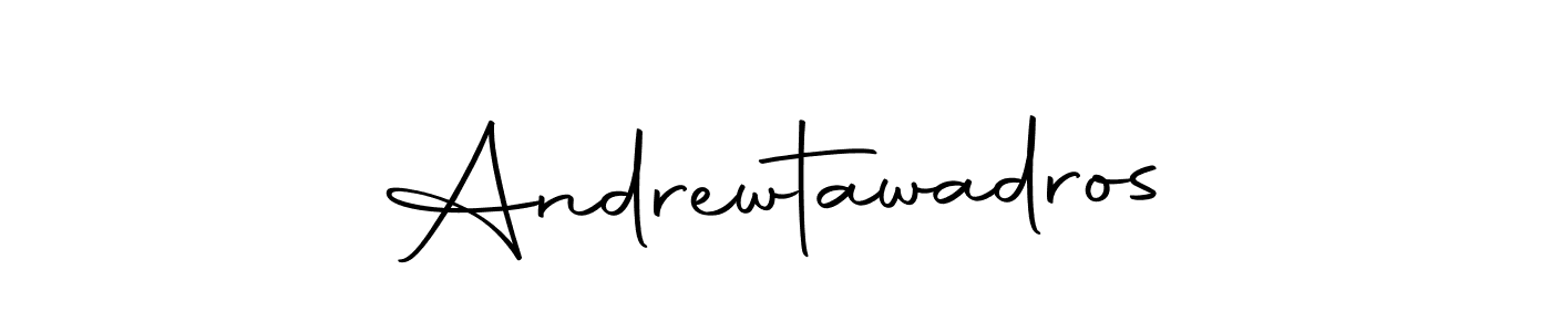 Similarly Autography-DOLnW is the best handwritten signature design. Signature creator online .You can use it as an online autograph creator for name Andrewtawadros. Andrewtawadros signature style 10 images and pictures png