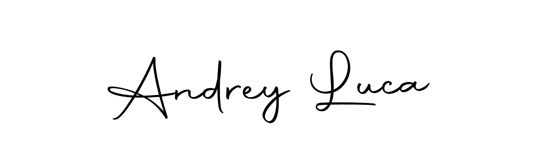 Andrey Luca stylish signature style. Best Handwritten Sign (Autography-DOLnW) for my name. Handwritten Signature Collection Ideas for my name Andrey Luca. Andrey Luca signature style 10 images and pictures png