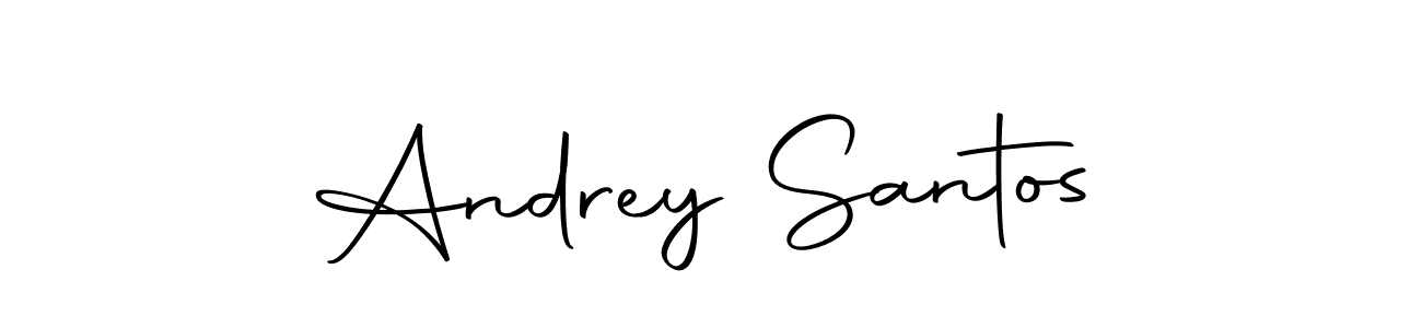 Make a beautiful signature design for name Andrey Santos. With this signature (Autography-DOLnW) style, you can create a handwritten signature for free. Andrey Santos signature style 10 images and pictures png