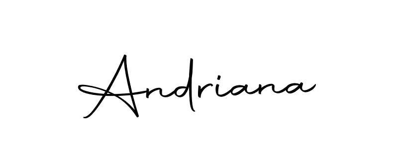 How to make Andriana name signature. Use Autography-DOLnW style for creating short signs online. This is the latest handwritten sign. Andriana signature style 10 images and pictures png
