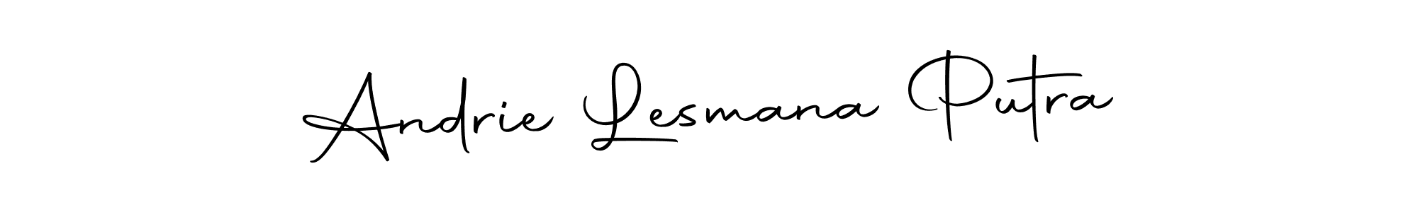 This is the best signature style for the Andrie Lesmana Putra name. Also you like these signature font (Autography-DOLnW). Mix name signature. Andrie Lesmana Putra signature style 10 images and pictures png