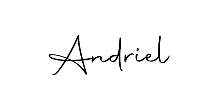 It looks lik you need a new signature style for name Andriel. Design unique handwritten (Autography-DOLnW) signature with our free signature maker in just a few clicks. Andriel signature style 10 images and pictures png