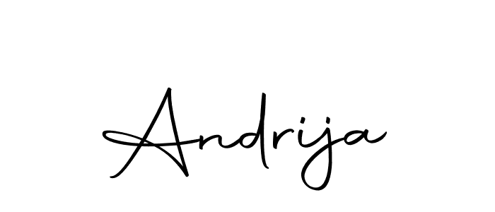 How to make Andrija signature? Autography-DOLnW is a professional autograph style. Create handwritten signature for Andrija name. Andrija signature style 10 images and pictures png