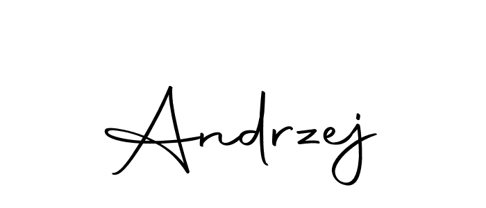 You should practise on your own different ways (Autography-DOLnW) to write your name (Andrzej) in signature. don't let someone else do it for you. Andrzej signature style 10 images and pictures png